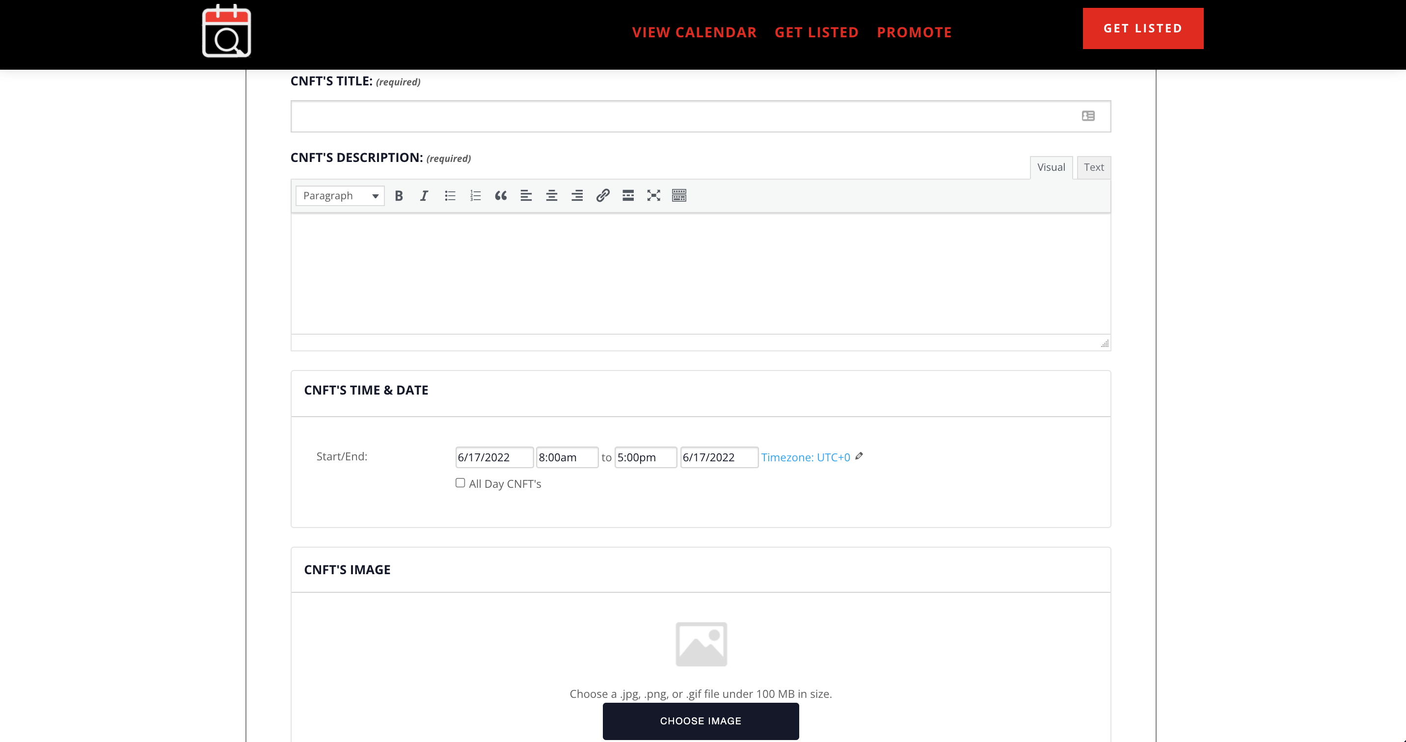 List on CNFT Drop Finder